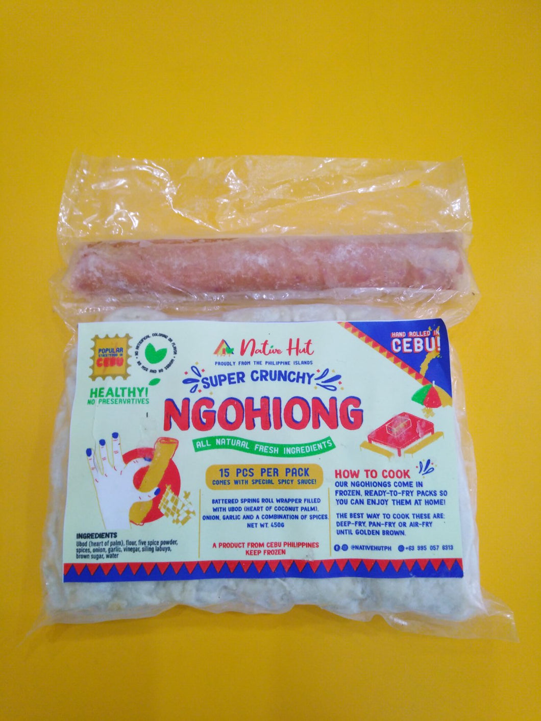Native Hut Vegan Ngohiong (15pcs)