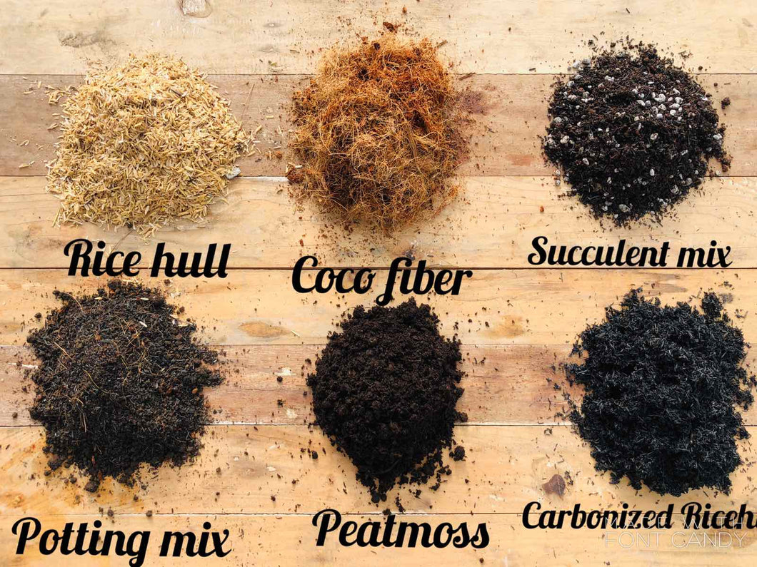 carbonized rice hull for succulents Planting material: Carbonized Rice Hull (kg)